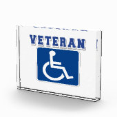 Gehandicapte gehandicapte veteraan fotoblokken (Rechts)