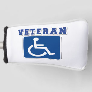 Gehandicapte gehandicapte veteraan golfheadcover
