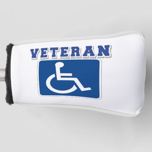 Gehandicapte gehandicapte veteraan golfheadcover (Voorkant)