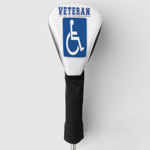 Gehandicapte gehandicapte veteraan golfheadcover