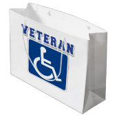 Gehandicapte gehandicapte veteraan groot cadeauzakje (Achterkant Gekanteld)