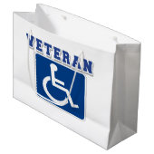 Gehandicapte gehandicapte veteraan groot cadeauzakje (Voorkant Gekanteld)