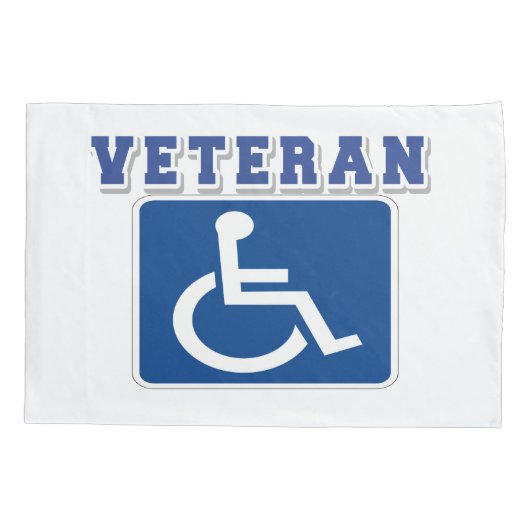 Gehandicapte gehandicapte veteraan kussensloop (Achterkant)