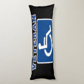 Gehandicapte gehandicapte veteraan lichaamskussen (Achterkant (Verticaal))