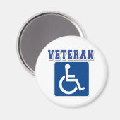 Gehandicapte gehandicapte veteraan magneet (Voorkant / Achterkant)