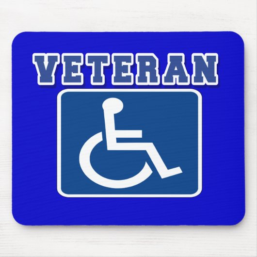 Gehandicapte gehandicapte veteraan muismat (Voorkant)