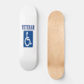 Gehandicapte gehandicapte veteraan persoonlijk skateboard (Voorkant)