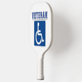 Gehandicapte gehandicapte veteraan pickleball paddle (Links)
