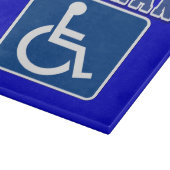 Gehandicapte gehandicapte veteraan snijplank (Hoek)