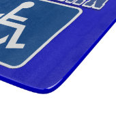 Gehandicapte gehandicapte veteraan snijplank (Hoek)