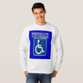 Gehandicapte gehandicapte veteraan t-shirt (Voorkant volledig)