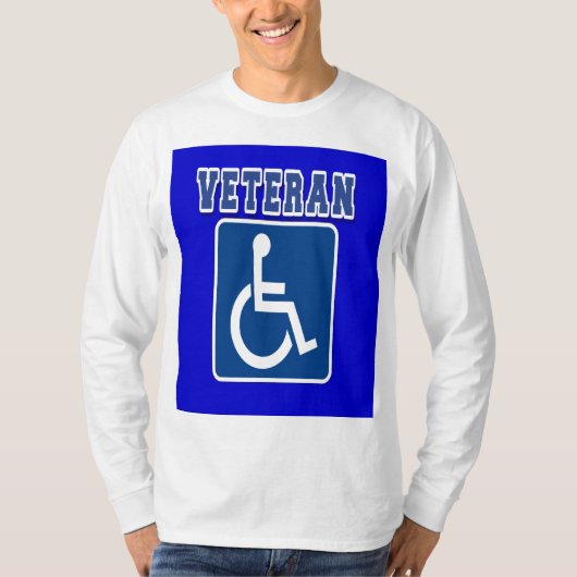 Gehandicapte gehandicapte veteraan t-shirt (Voorkant)