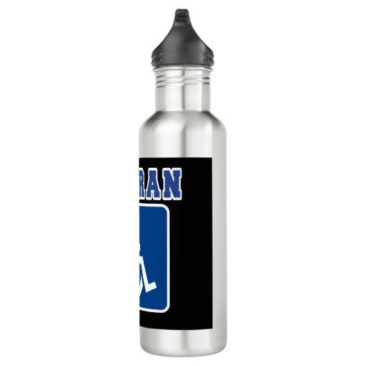 Gehandicapte gehandicapte veteraan waterfles  (Rechts)