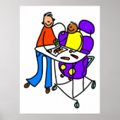 gehandicapte jongen poster (Voorkant)