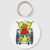 gehandicapte jongen sleutelhanger (Voorkant)