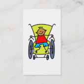 gehandicapte jongen visitekaartje (Achterkant)