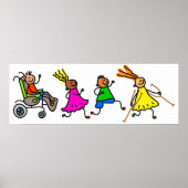 Gehandicapte Kinderen Poster (Voorkant)