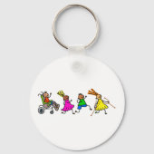Gehandicapte Kinderen Sleutelhanger (Voorkant)
