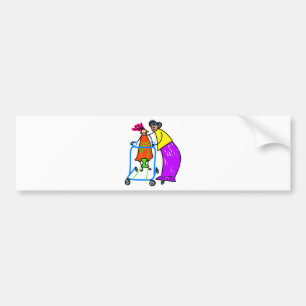 Gehandicapte meid bumpersticker