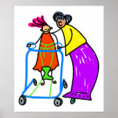 Gehandicapte meid poster (Voorkant)