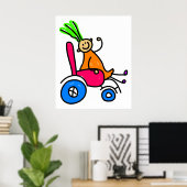 Gehandicapte meid poster (Thuiskantoor)