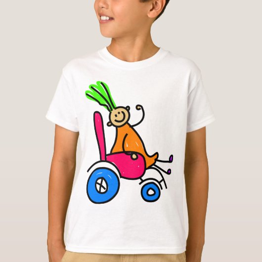 Gehandicapte meid t-shirt (Voorkant)