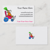 Gehandicapte meid visitekaartje (Voorkant / Achterkant)