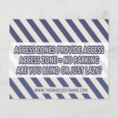 Gehandicapte Parking, Onwetendheid is geen Gehandi Flyer (Achterkant)