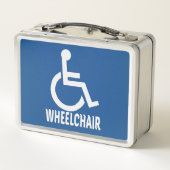 Gehandicapte rolstoel (Achterkant)