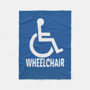 Gehandicapte rolstoel fleece deken