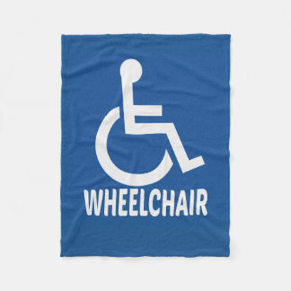 Gehandicapte rolstoel fleece deken