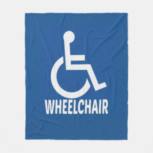 Gehandicapte rolstoel fleece deken