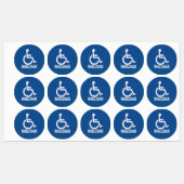Gehandicapte rolstoel labels (Vel)