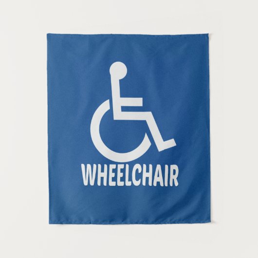 Gehandicapte rolstoel wandkleed (Voorkant)