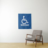 Gehandicapte rolstoel wandkleed (In situ)
