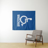 Gehandicapte rolstoel wandkleed (In Situ (horizontaal))