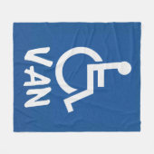 Gehandicapte Van Fleece Deken (Voorkant (Horizontaal))