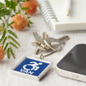 Gehandicapte Van Modern Sleutelhanger (Zijkant)
