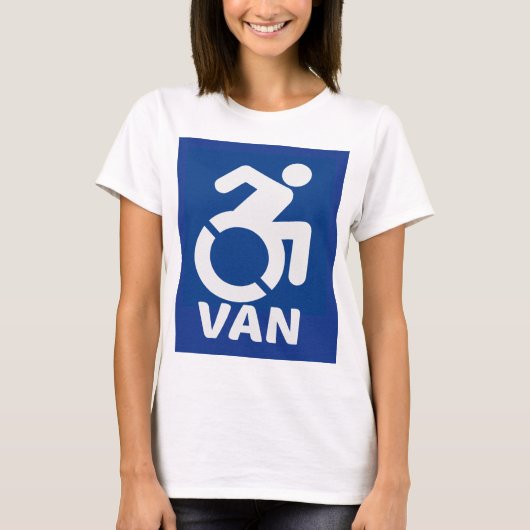Gehandicapte Van Modern T-shirt (Voorkant)