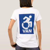 Gehandicapte Van Modern T-shirt (Achterkant)