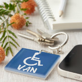Gehandicapte Van Sleutelhanger (Voorkant Rechts)