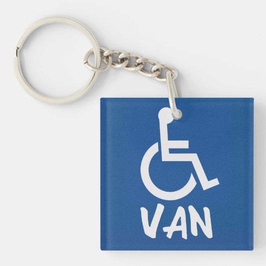 Gehandicapte Van Sleutelhanger (Voorkant)