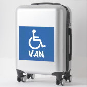 Gehandicapte Van Sticker (Koffer)