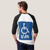 Gehandicapte Van T-shirt (Achterkant volledig)