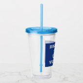 Gehandicapte veteraan acryl drinkbeker (Rechts)