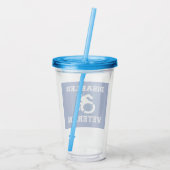 Gehandicapte veteraan acryl drinkbeker (Achterkant)