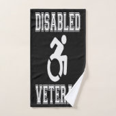 Gehandicapte veteraan bad handdoek (Handdoek)