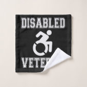 Gehandicapte veteraan bad handdoek (Wasdoekje)