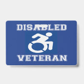 Gehandicapte veteraan badge (Achterkant)