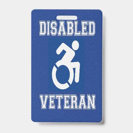 Gehandicapte veteraan badge (Voorzijde)
